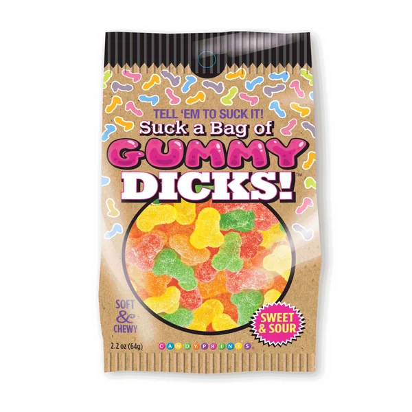 SUCK A BAG OF GUMMY DICKS 4 OZ