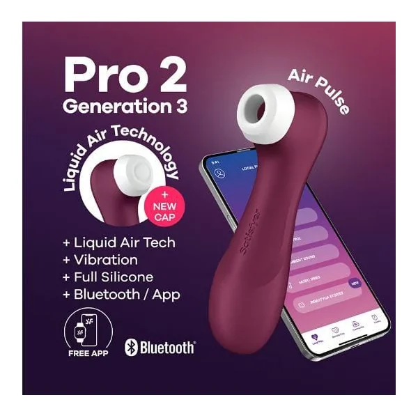 Suction Vibrator - Satisfyer - Pro 2 Generation 3 Connect App