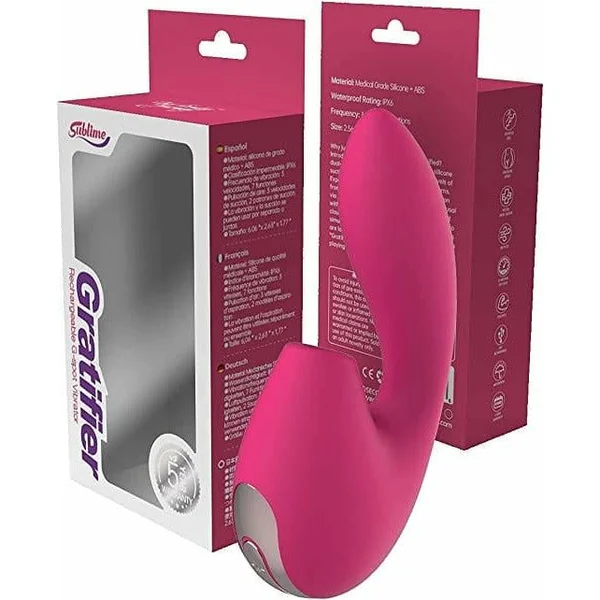 Suction Vibrator - Sublime - Sublime Gratifier G-Spot Vibe with Air Suction