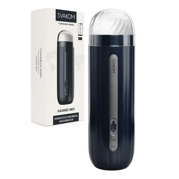Svakom Hannes Neo Interactive Throbbing & Warming Masturbator