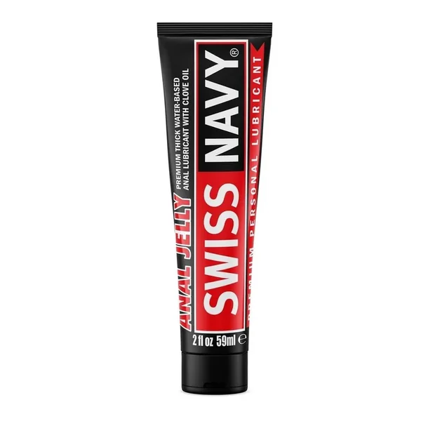 Swiss Navy Anal Jelly with Clove Water Based Lubricant 2oz