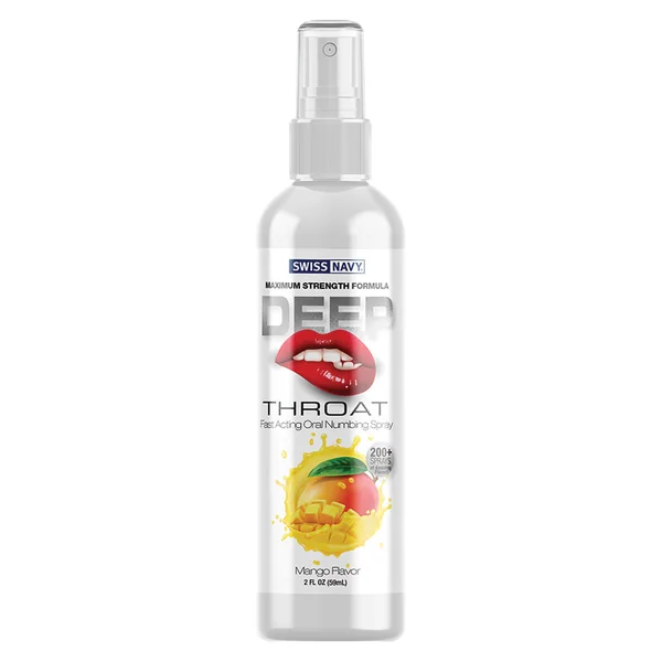 Swiss Navy Deep Throat Spray - Mango 2oz