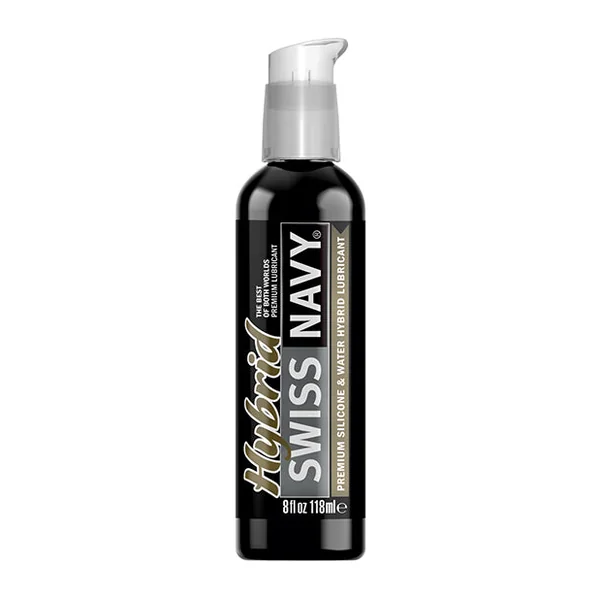 Swiss Navy Premium Hybrid Lubricant - 8 oz Bottle