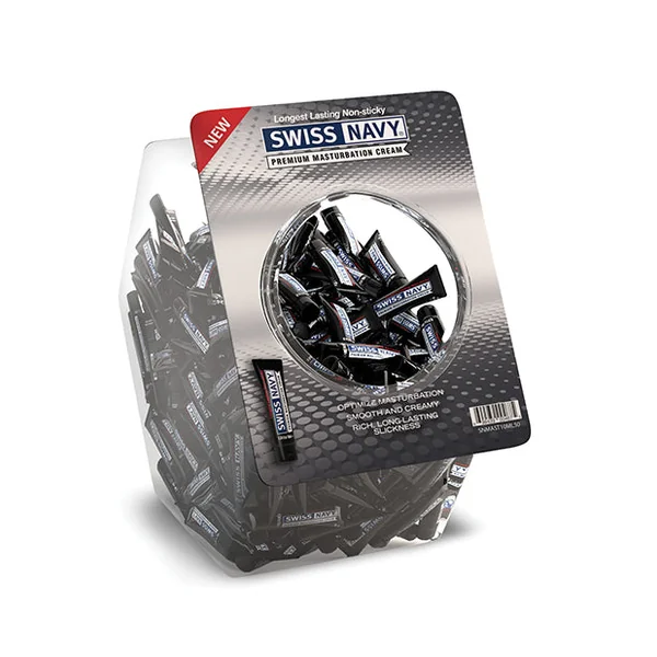 Swiss Navy Premium Masturbation Cream - 10 Ml Bowl Of 100