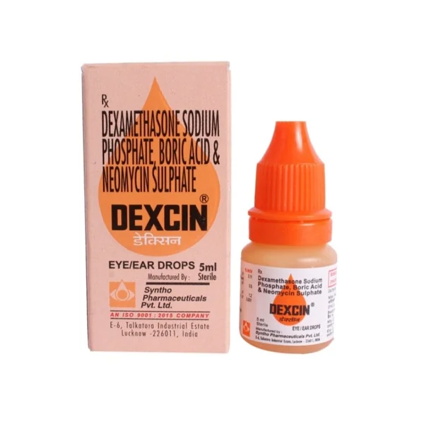 SYNTHO PHARMACEUTICALS DEXCIN EYE/EAR DROPS (5ml)