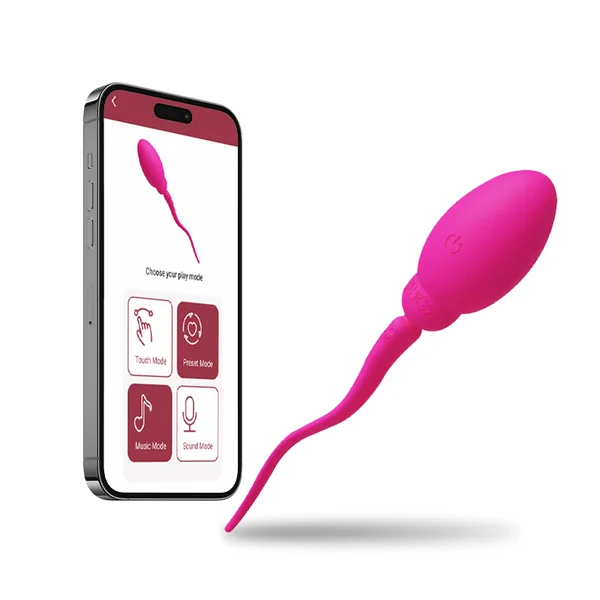 Tadpole Jumping Egg Vibrator Female G-spot Remote Control APP
