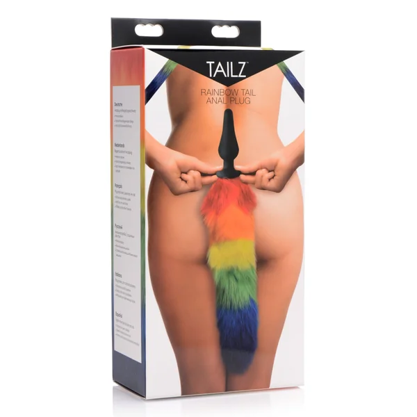 Tailz Rainbow Silicone Butt Plug