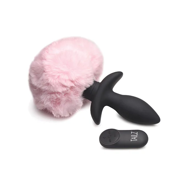 Tailz Waggerz Moving & Vibrating Bunny Tail Anal Plug With Remote