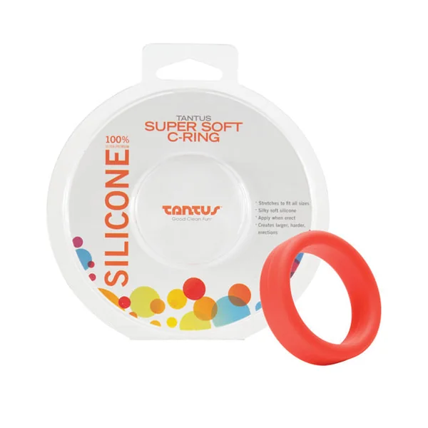 Tantus 1.5" Supersoft C Ring - Red