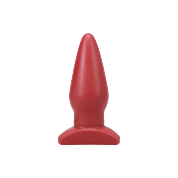 Tantus Ringo Anal Plug, 5.5 Inch Insertable, 2.25 Inch Max Width, Crimson