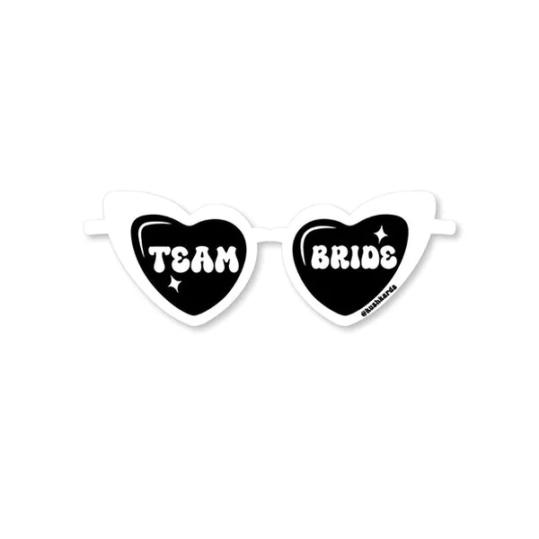 Team Bride Sticker - Pack of 3