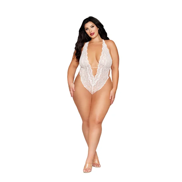 Teddy and Harness Dmnd - Queen Size - White