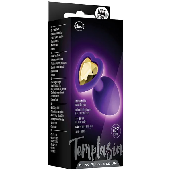 Temptasia Bling Purple 3.25-Inch Anal Plug