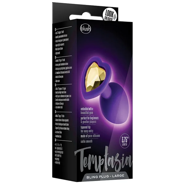 Temptasia Bling Purple 3.75-Inch Anal Plug