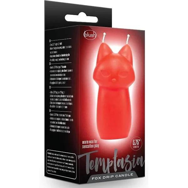 Temptasia “Fox Drip Candle” -Red