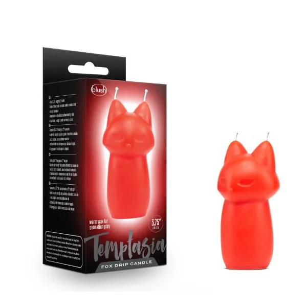 TEMPTASIA FOX DRIP CANDLE RED