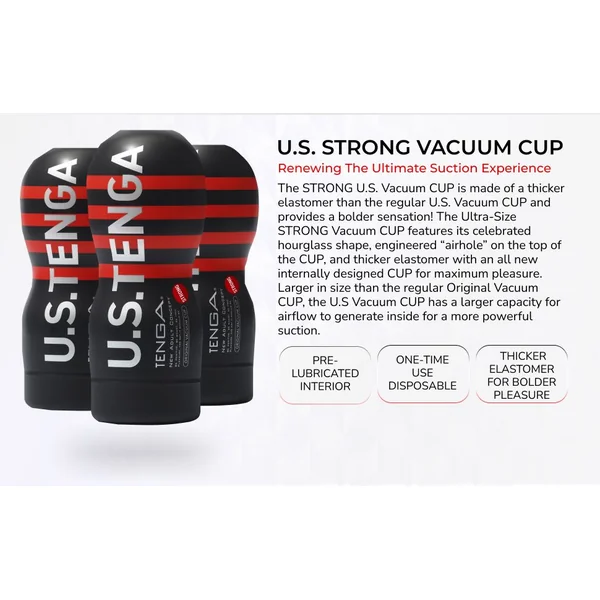 TENGA U.S. ORIGINAL VACUUM CUP STRONG (NET)