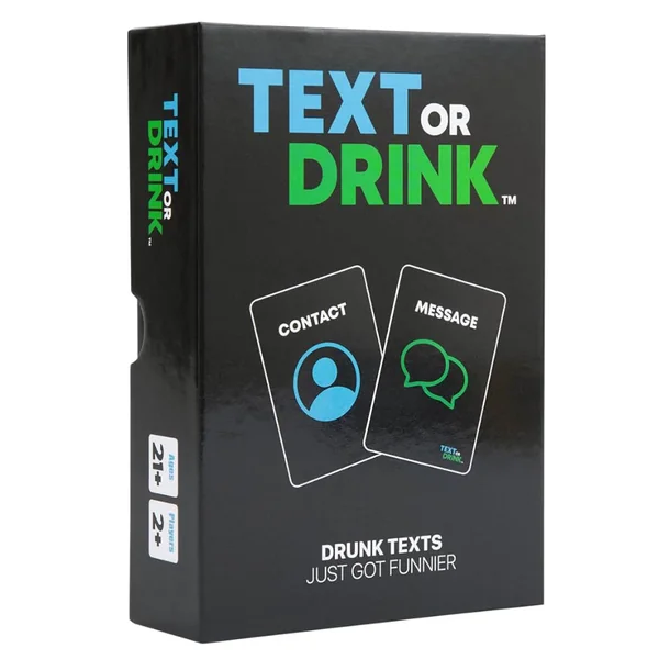 Text Or Drink Card Game