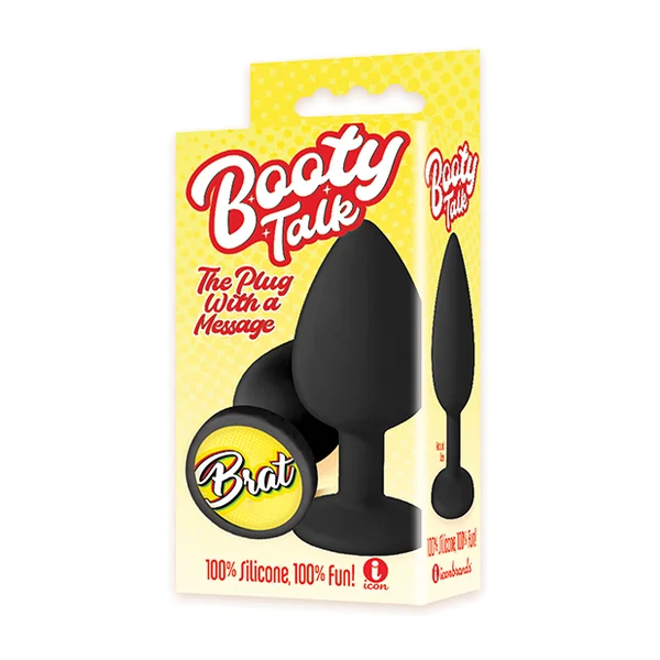 THE 9’S BOOTY TALK BRAT SILICONE BUTT PLUG
