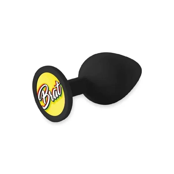 The 9’s – Booty Talk Silicone Butt Plug Brat – Black