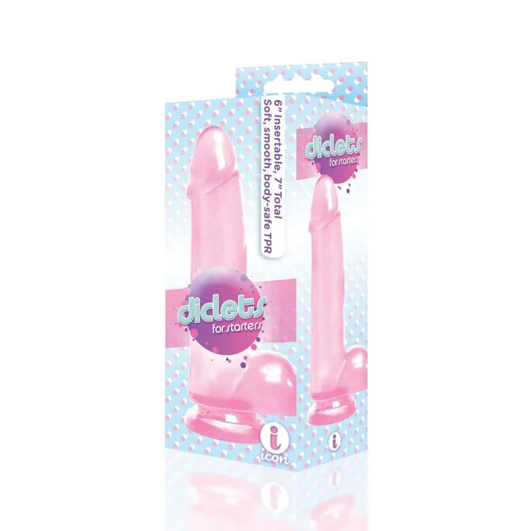 The 9's Diclet's 7 Inch Jelly Dong - Pink
