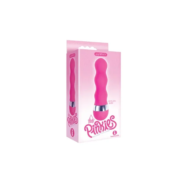 The 9’s Pinkies Vibrator, Curvy