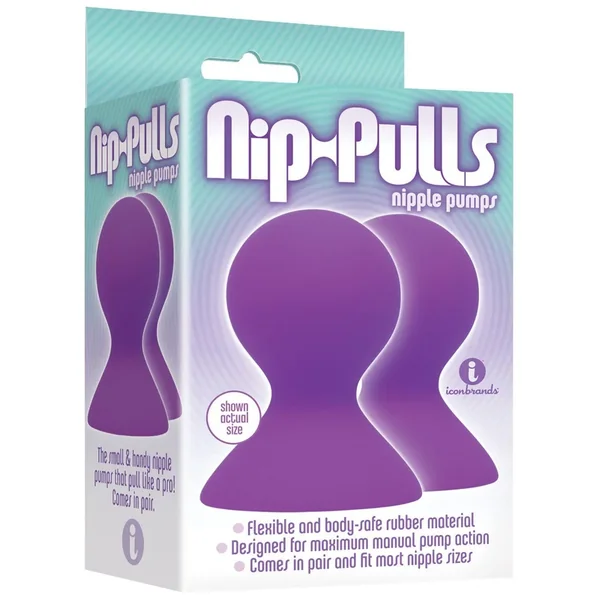 The 9’s Silicone Nip Pulls – Violet
