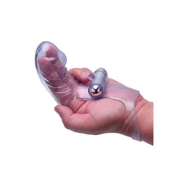 The 9’s Vibrofinger Phallic Finger Massager – Purple