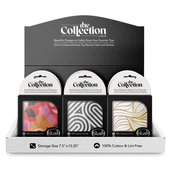 The Collection - Cotton Toy Bag - 18 Pcs Counter Display - Assorted