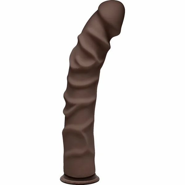 THE D RAGIN’ D 10 CHOCOLATE BROWN ULTRASKYN DILDO “