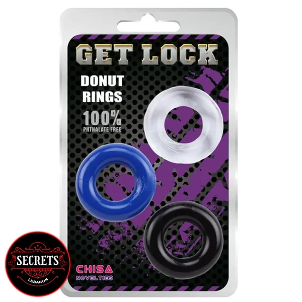 The “Donut” Cock Ring | Assorted 3 Pack