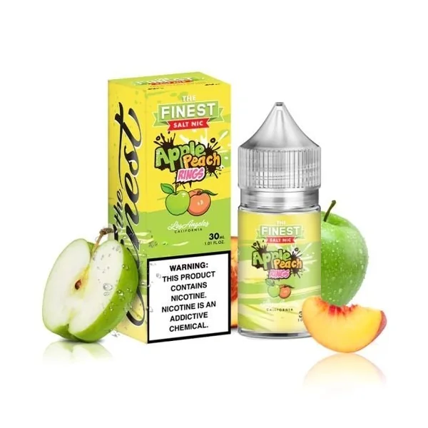 The Finest Nic Salt Signature Edition Apple Peach Rings 30mg