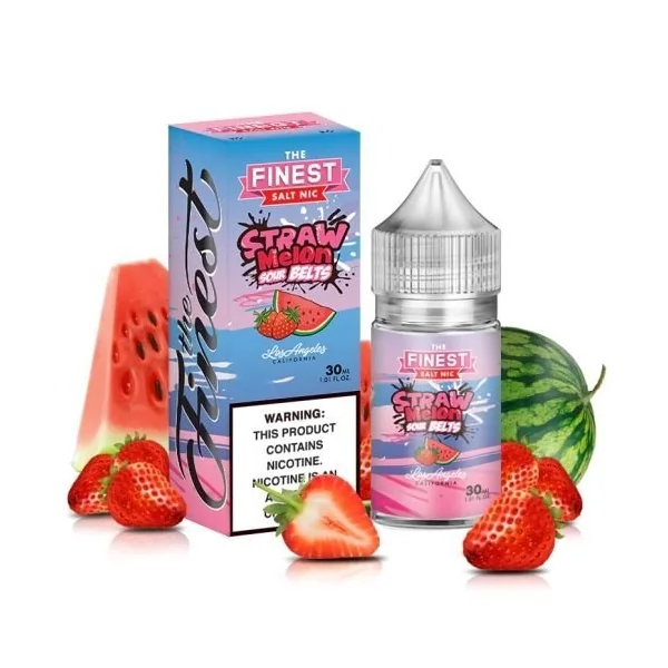 The Finest Nic Salt Signature Edition Straw Melon Belts 30mg