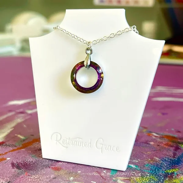 The Nebula Crystal Day Collar – Sterling Silver