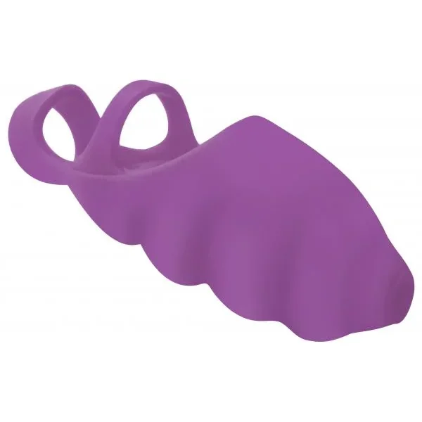 Thrill-her Silicone Finger Vibrator – Purple