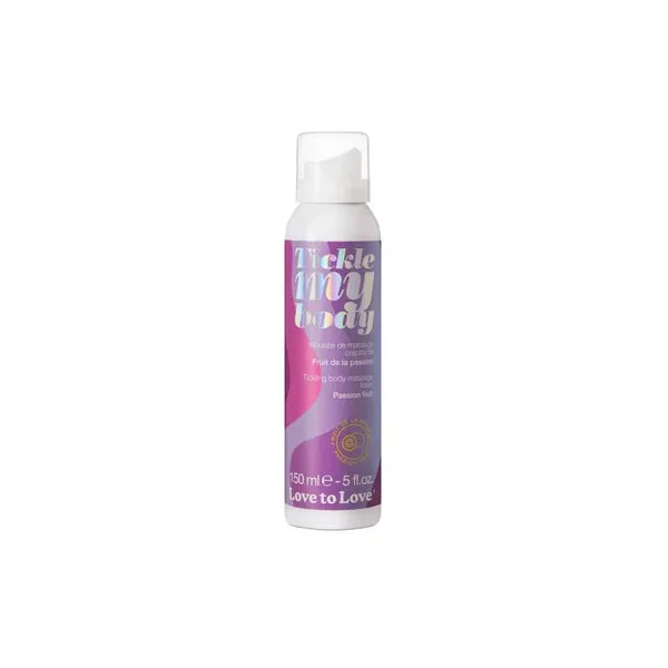 Tickle my Body Massage Foam Passion Fruit by Love to Love