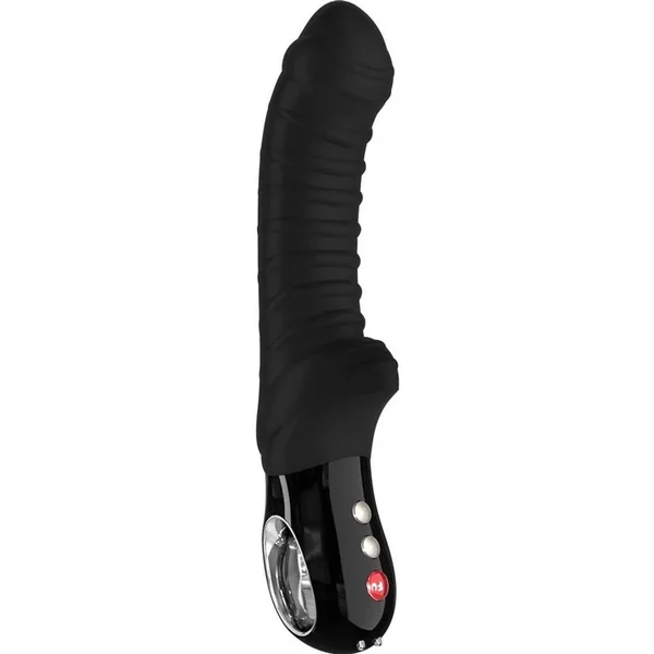 Tiger Silicone Vibrator – Black