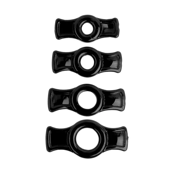 Titanmen Cock Ring Set - Black