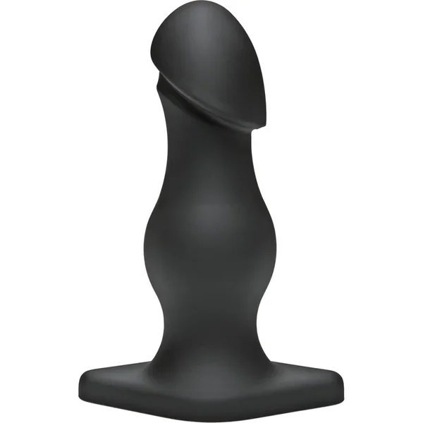 TitanMen The Rumpy Anal Plug Black 6.5 Inch