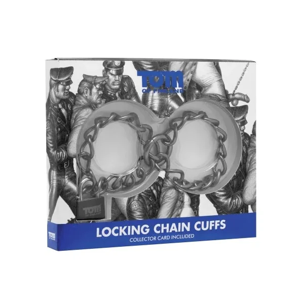 Tom of Finland Locking Chain Cuffs