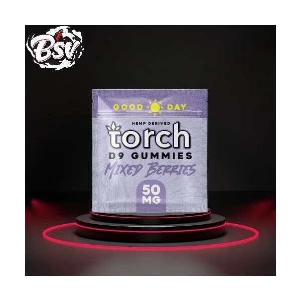 Torch Good Day Gummies 50mg Mixed Berries