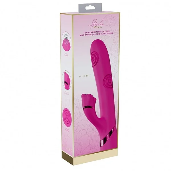 Triple Motor Vibrator - VIVE Fiore | Ultra-Powerful Suction & Tapping