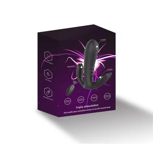 Triple Stimulation Perineum G-Spot and Clitoris Vibration