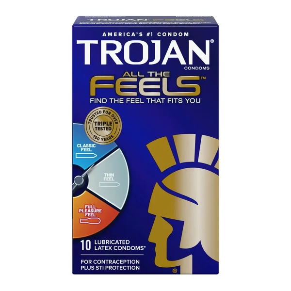 Trojan™ All the Feels™ Condom Variety 10 - Pack