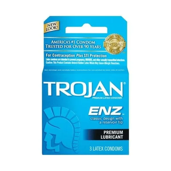 Trojan Enz Lubricated - 3 Pack