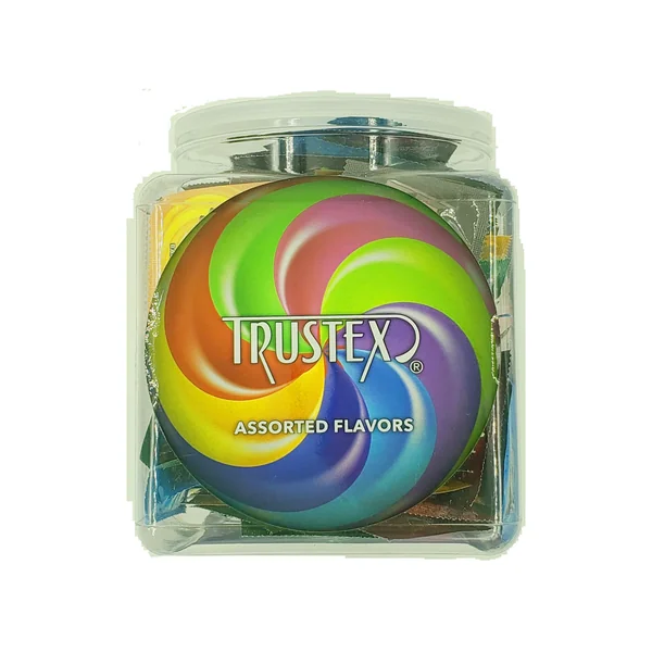 Trustex Flavored Lubricated Condoms 144 Pieces Box - Assorted Flavors