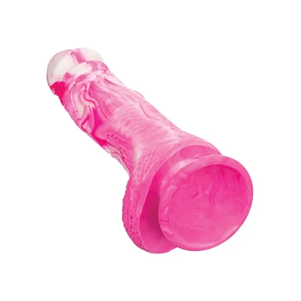 Twisted Love Twisted Silicone Dong – Pink