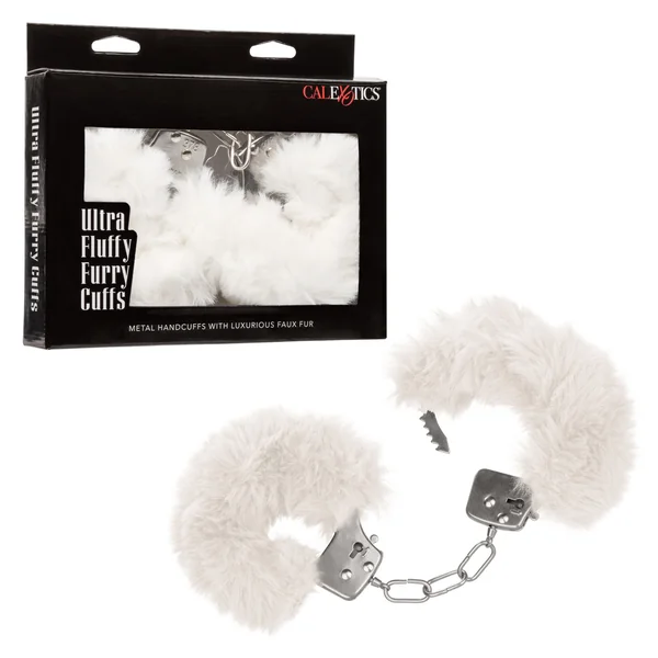 ULTRA FLUFFY FURRY CUFFS WHITE