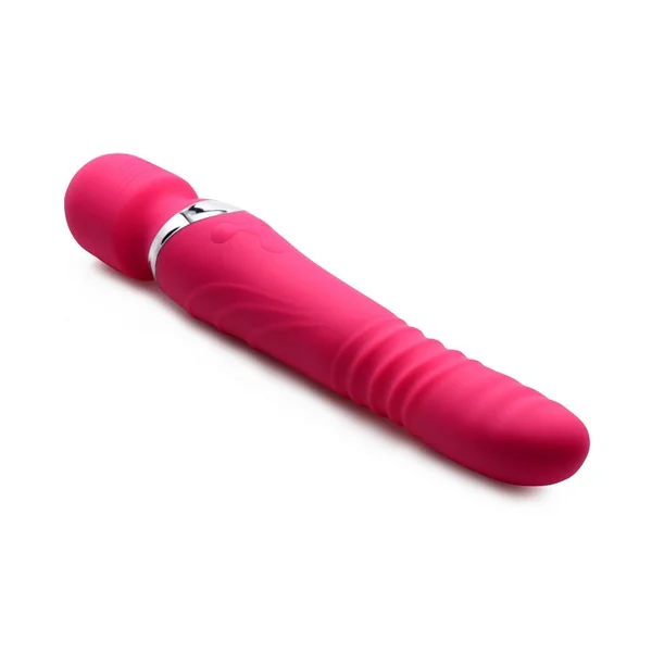 Ultra Thrusting and Vibrating Silicone Wand