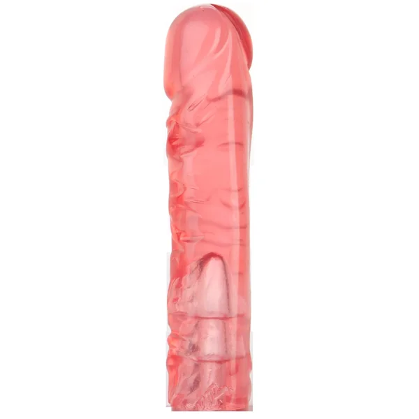 Vac-U-Lock 8 Inch Crystal Jellies Dong - Pink